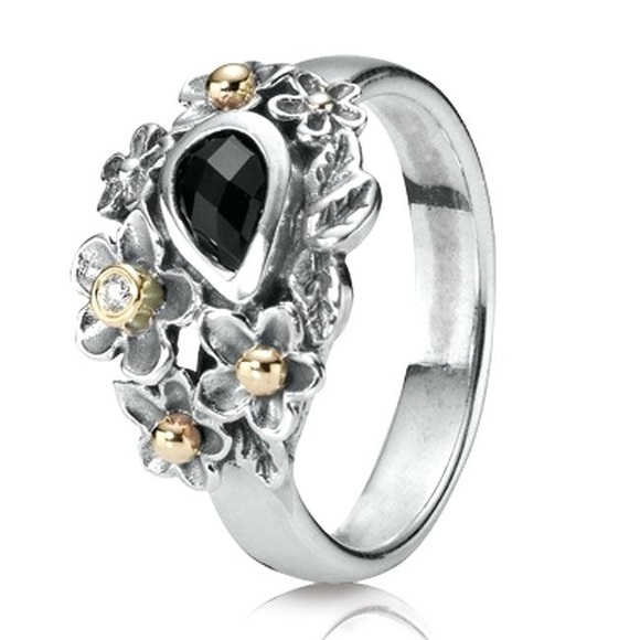 Pandora Jewelry - Pandora Dew Drops on Flowers Ring Pandora Jewelry - Pandora Dew Drops on Flowers Ring